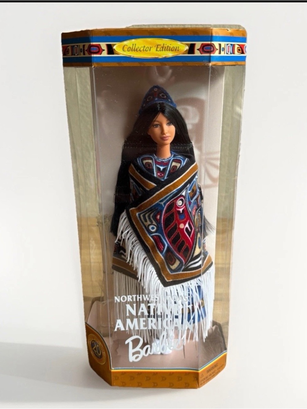1999 Mattel Barbie Northwest Coast Native American Dolls of the World Barbie NIB